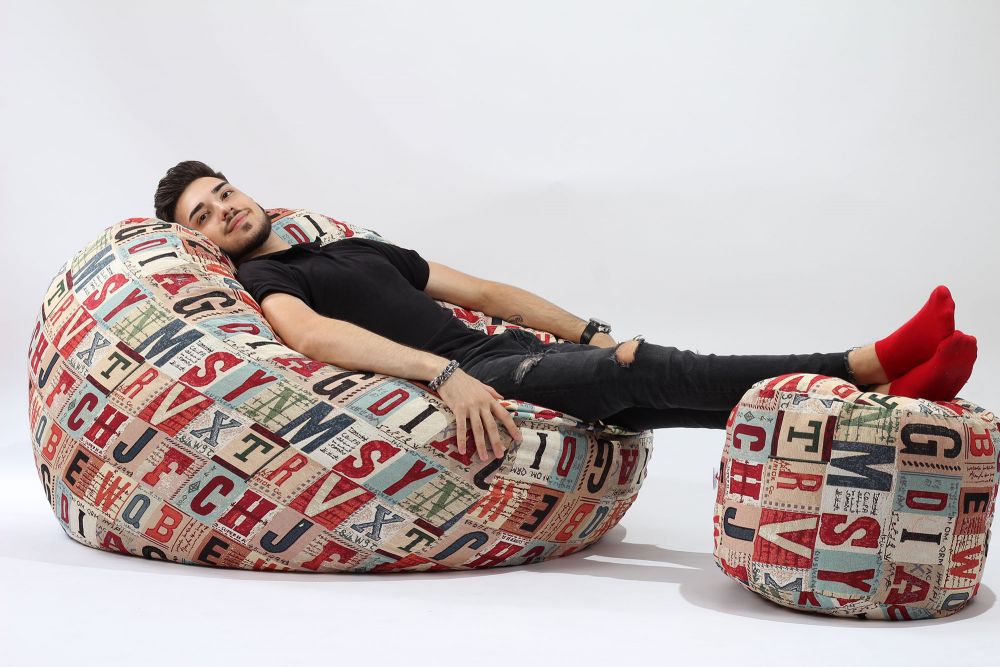 Fotoliu Pufrelax King Size, Memorie, Otoman - imagine 4