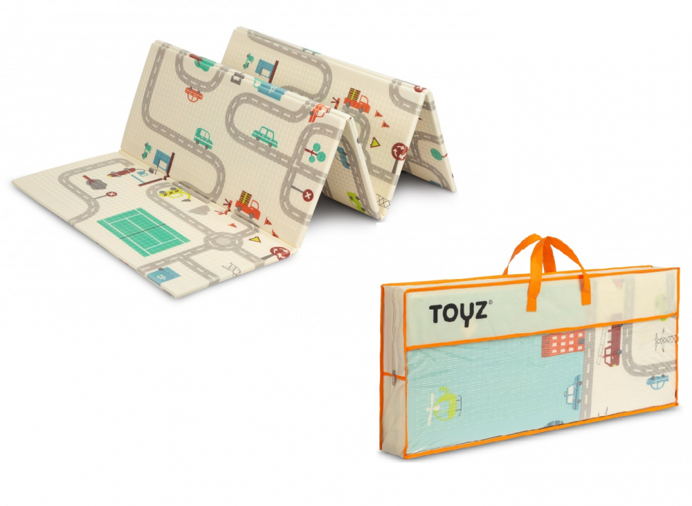 Covoras Pliabil Toyz Cars, Spuma XPE, 200x180 cm - imagine 8