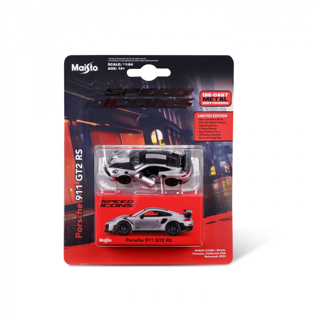 Maisto Porsche 911 GT2 RS 1:64 Speed Icons