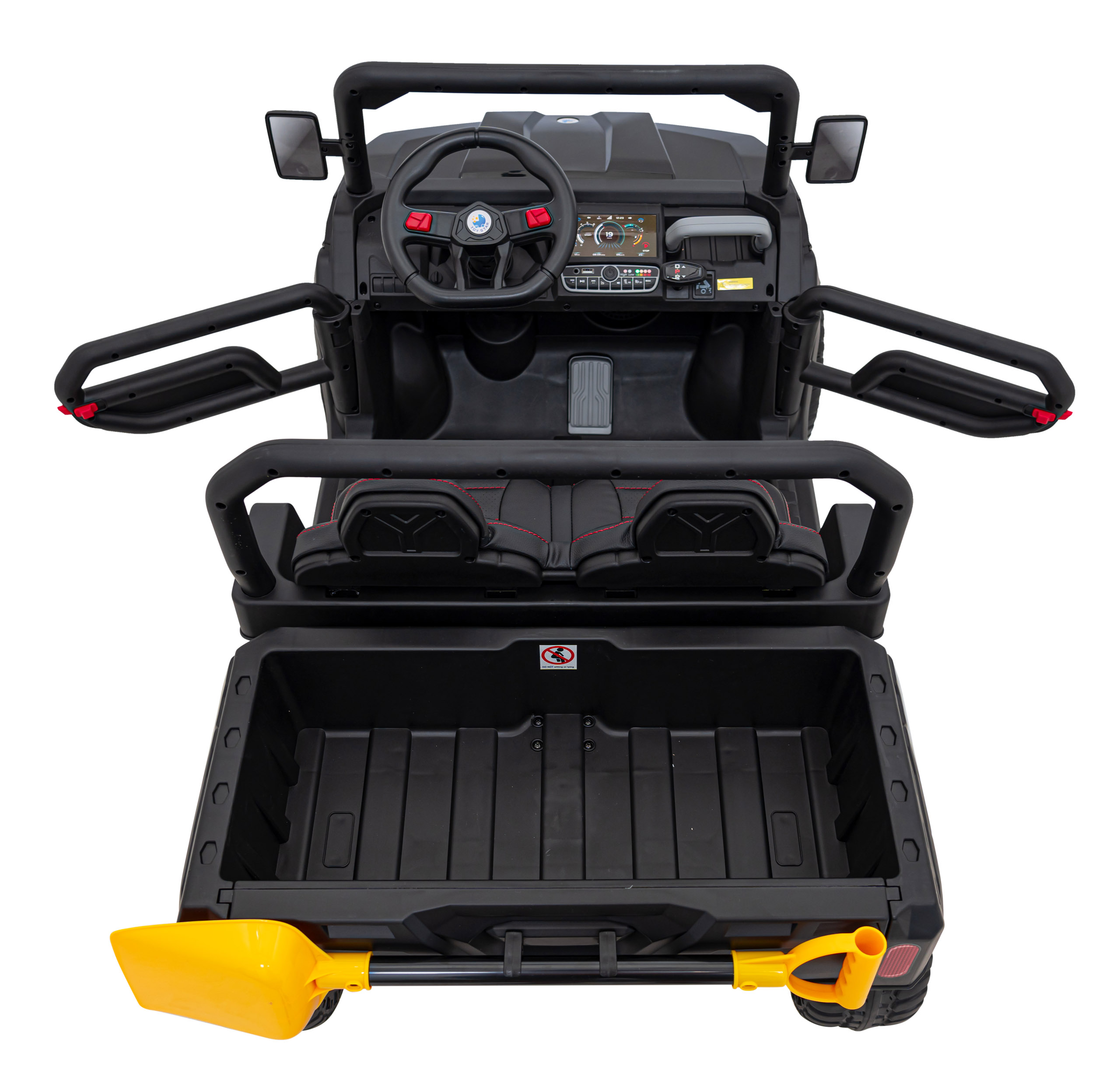 Masinuta Electrica 4x4 PICK UP SPEED Negru - imagine 8