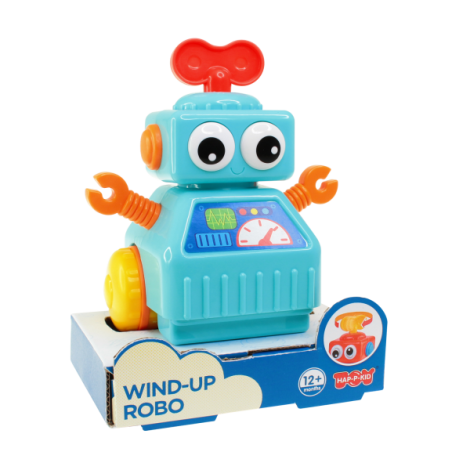 Robotel cu cheita Little learner - Jucarie interactiva albastru