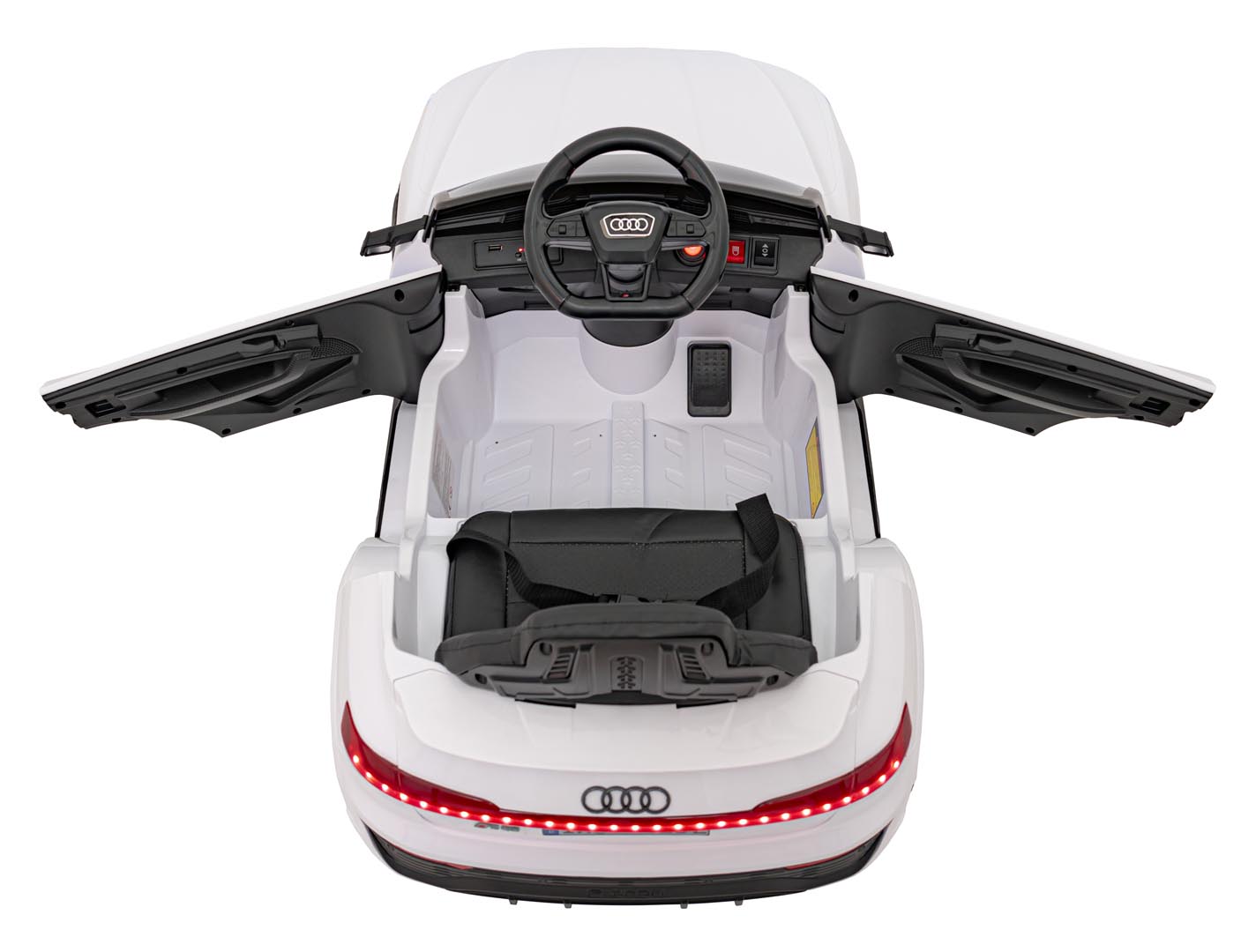 Masinuta Electrica Audi SQ8 12V Alb - imagine 5