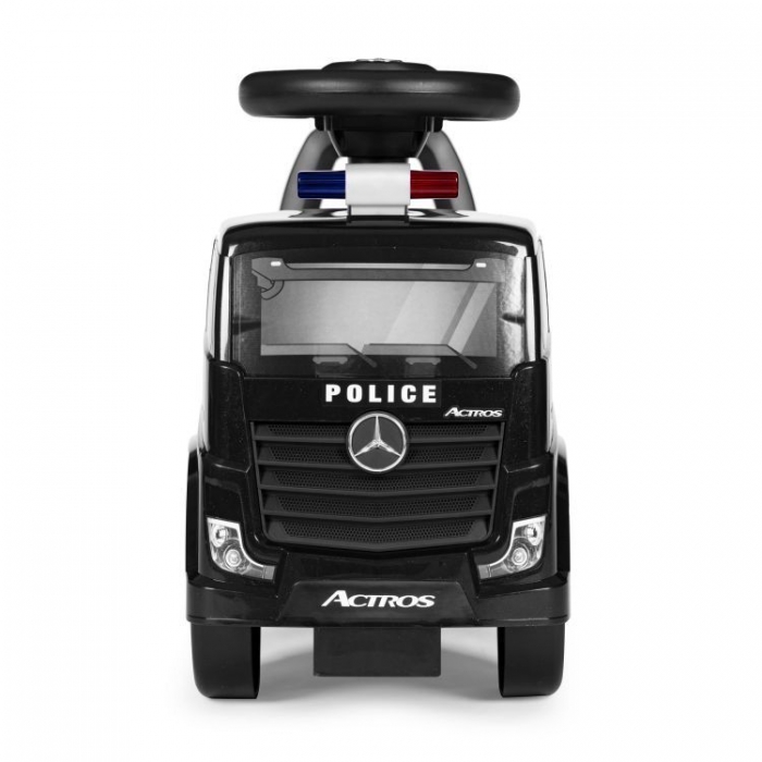 Mașinuță Ecotoys Mercedes Politie Negru, Fără Pedale