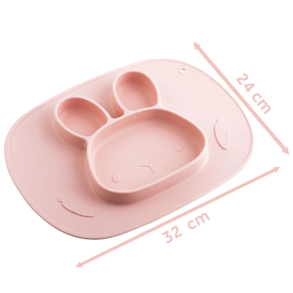 Farfurie Silicon Ricokids Iepuras Anti-Varcare - imagine 5