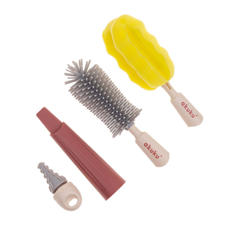 Set Perii Curățare Biberoane Akuku - imagine 8