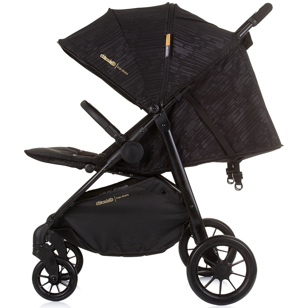 Carucior gemeni Chipolino Top Stars, Obsidian, 0-15kg - imagine 4