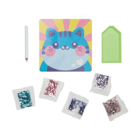 Ooly Diamond Art Kit Cutesy Cat - imagine 2