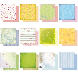 Carton Designer Flori Folia 190g - 12 Coli - imagine 2