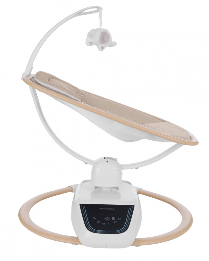 Leagan Electric KikkaBoo BeeMoove, Carusel, Bej - imagine 8