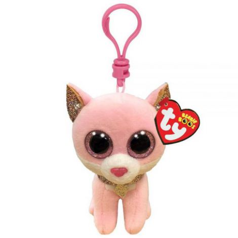 Breloc Pisica Ty Fiona | Beanie Boos 8.5 cm