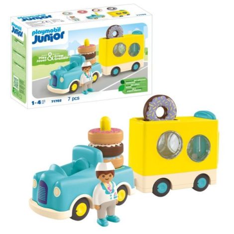 Playmobil Junior Camion Sortare Gogosi