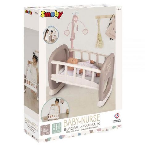 Leagan Smoby Baby Nurse cu carusel pentru papusi