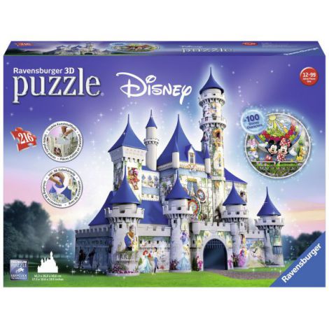 Puzzle 3D Castel Disney Ravensburger 216 piese - imagine 2