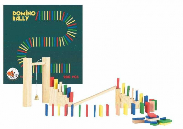 Joc Domino Egmont din Lemn, 200 Piese