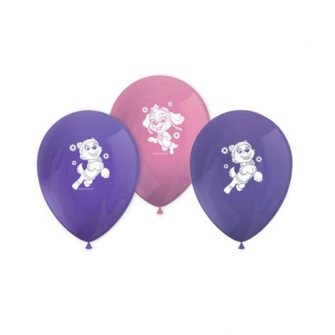 Baloane Paw Patrol Skye & Everest 8 buc Procos