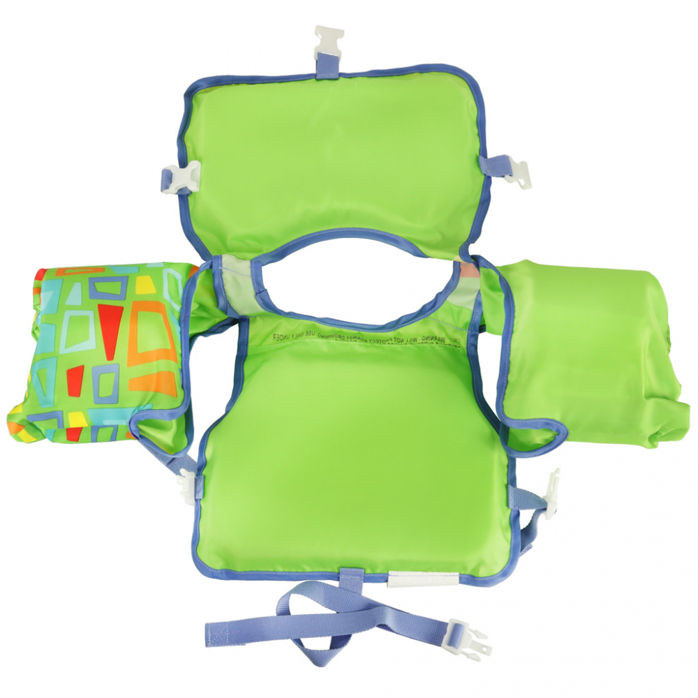 Vesta Inot Copii cu Maneci Green, Bestway - imagine 4