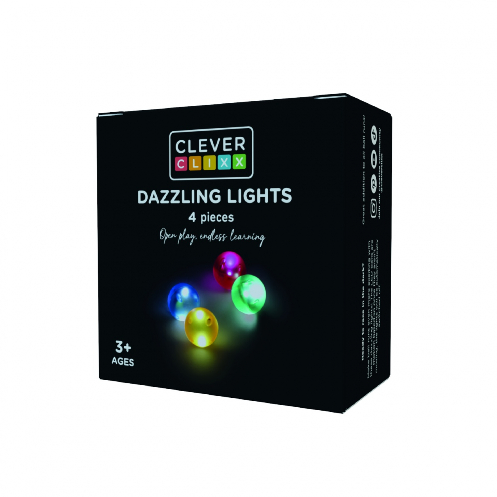 Set Bile Luminoase Cleverclixx, 4 Piese