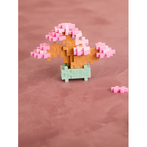 Plus-Plus Bonsai Roz - Set Constructie Creativ - imagine 6