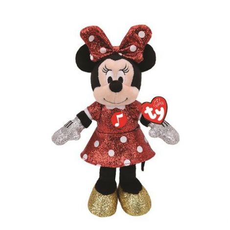 Plus Minnie Super Sparkle Ty 33cm - Cu Sunete