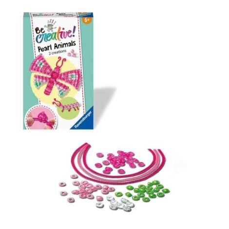 Ravensburger Set Perle Fluture - Dezvoltă Creativitatea