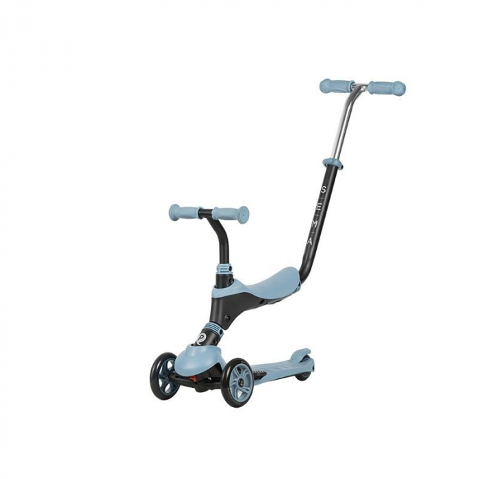 Trotineta 3 in 1 Qplay Sema Albastru - Evolutivă și Durabilă