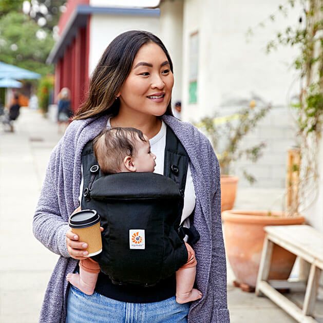 Marsupiu Ergobaby Adapt Soft Touch Onix - imagine 3