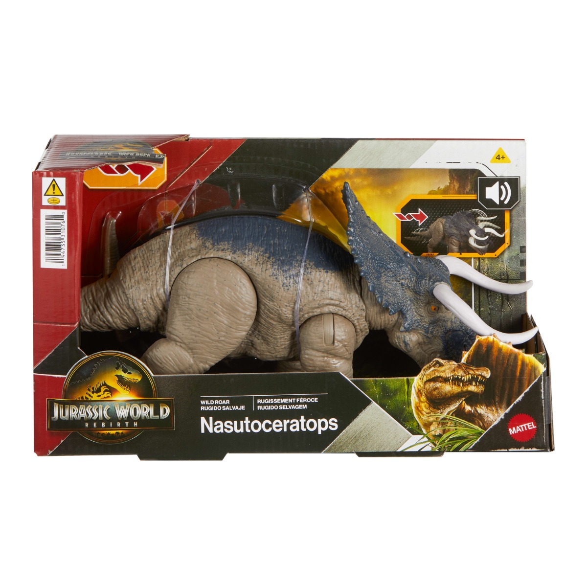 Figurina Jurassic World Nasutoceratops, 33 cm