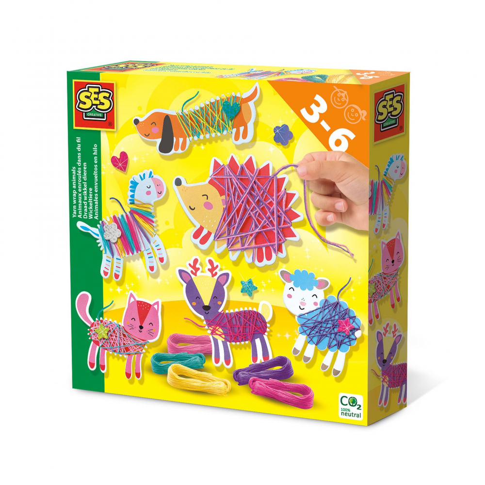 Set Imbracă Animale cu Ata Ses Creative 3-6 Ani
