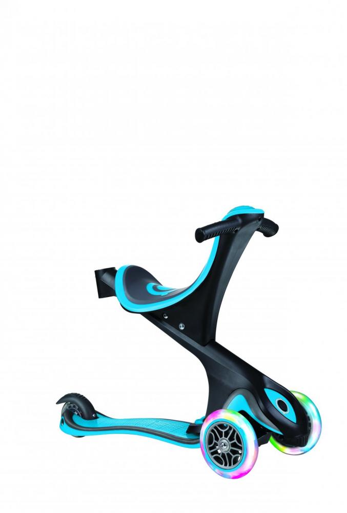Trotineta Globber Evo 4in1 Comfort Lights Albastru - imagine 4