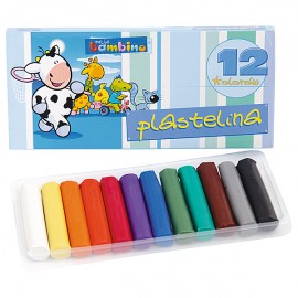 Plastilina 12 Culori Moje Bambino, 200g - imagine 6