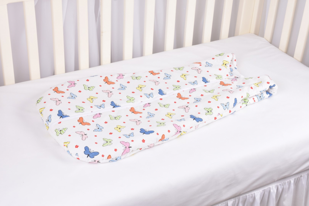 Sac de Dormit Bumbac Fluturași 6-12 Luni | Confort Family