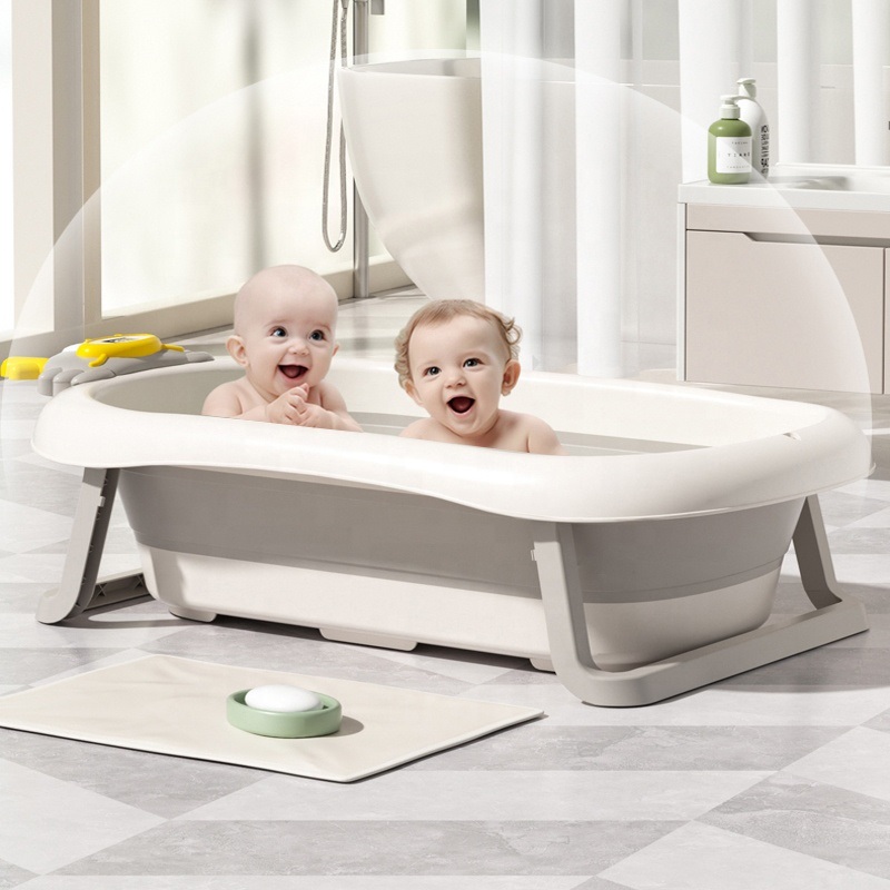 Cadita Pliabila Little Mom cu Termometru