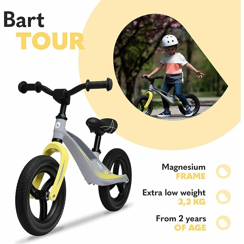 Lionelo Bart Tour - Bicicletă Echilibru Copii - imagine 4