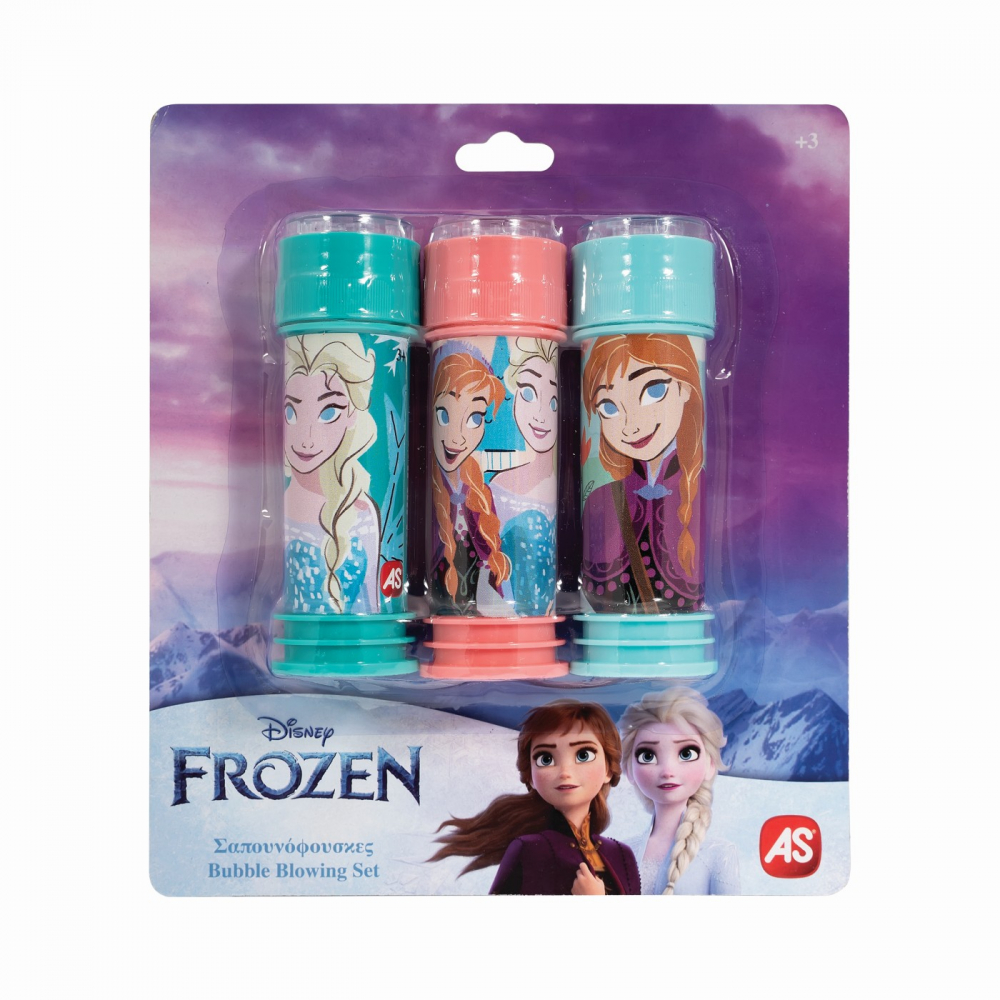 Set 3 Baloane de Sapun Frozen As cu Labirint