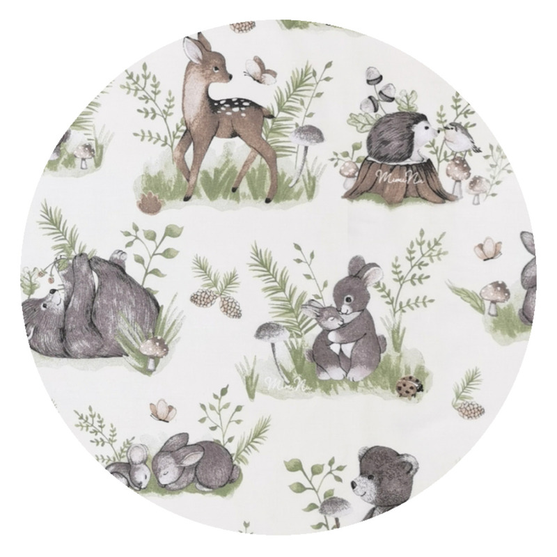 Set 6+1 piese MimiNu 120x60 cm Calm Forest
