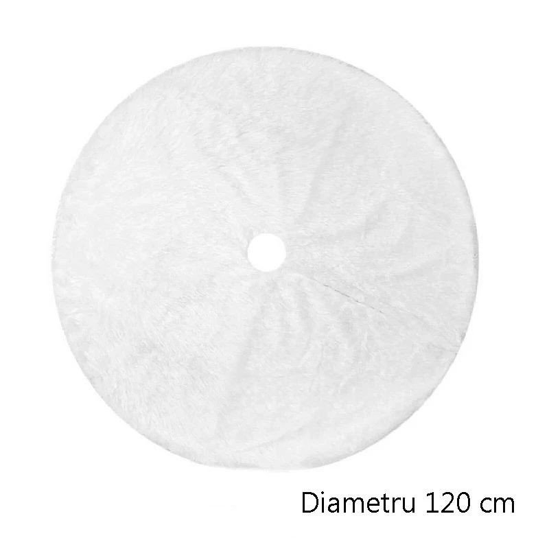 Fusta Brad Procart Albă 120cm | Aspect Zăpadă - imagine 5
