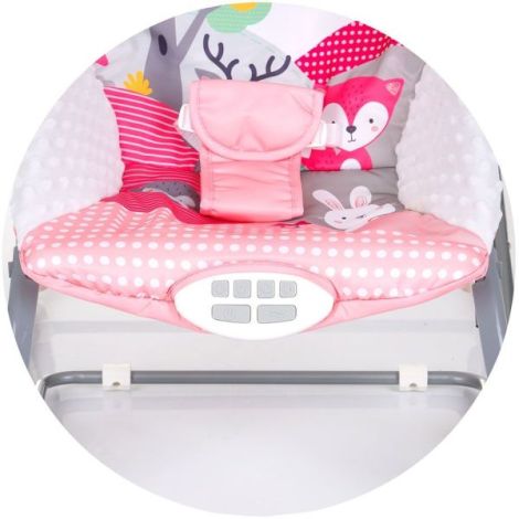 Scaun balansoar Chipolino Melody pink - Comfort & Siguranță - imagine 6