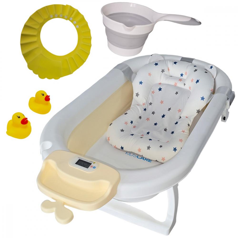 Cadita KidsCare Pliabilă cu Accesorii Complete - imagine 5