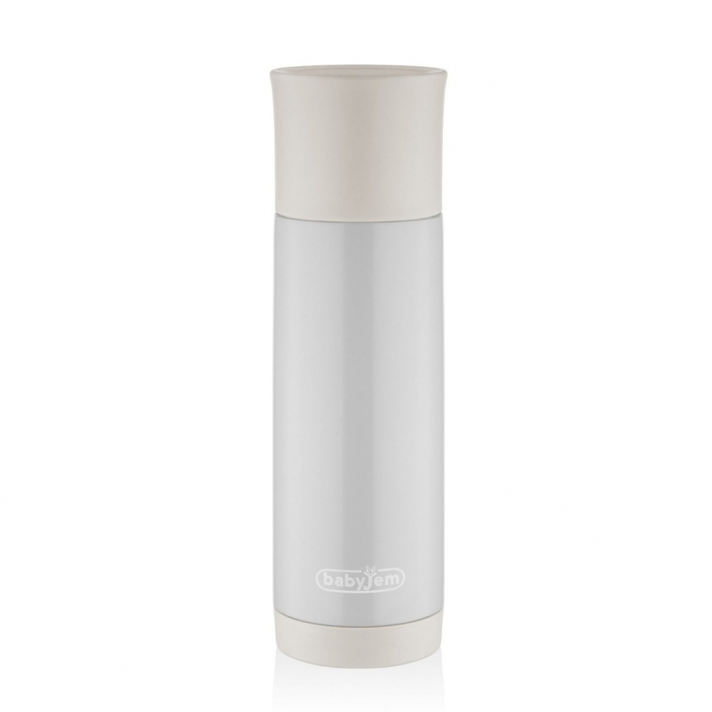 Sticlă termos BabyJem 400ml Crem - imagine 5