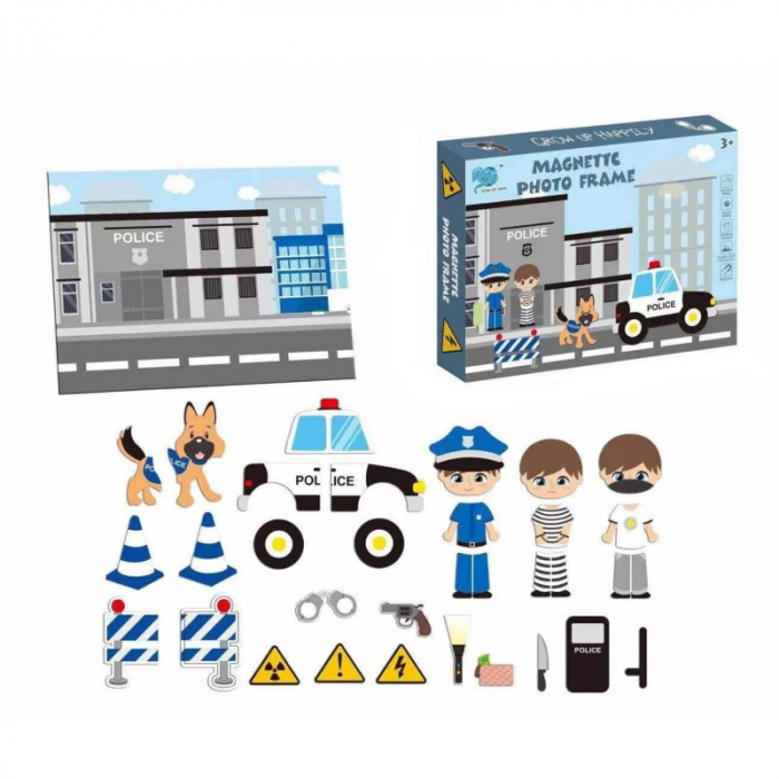 Puzzle Magnetic Politie Krista | Educational si Interactiv