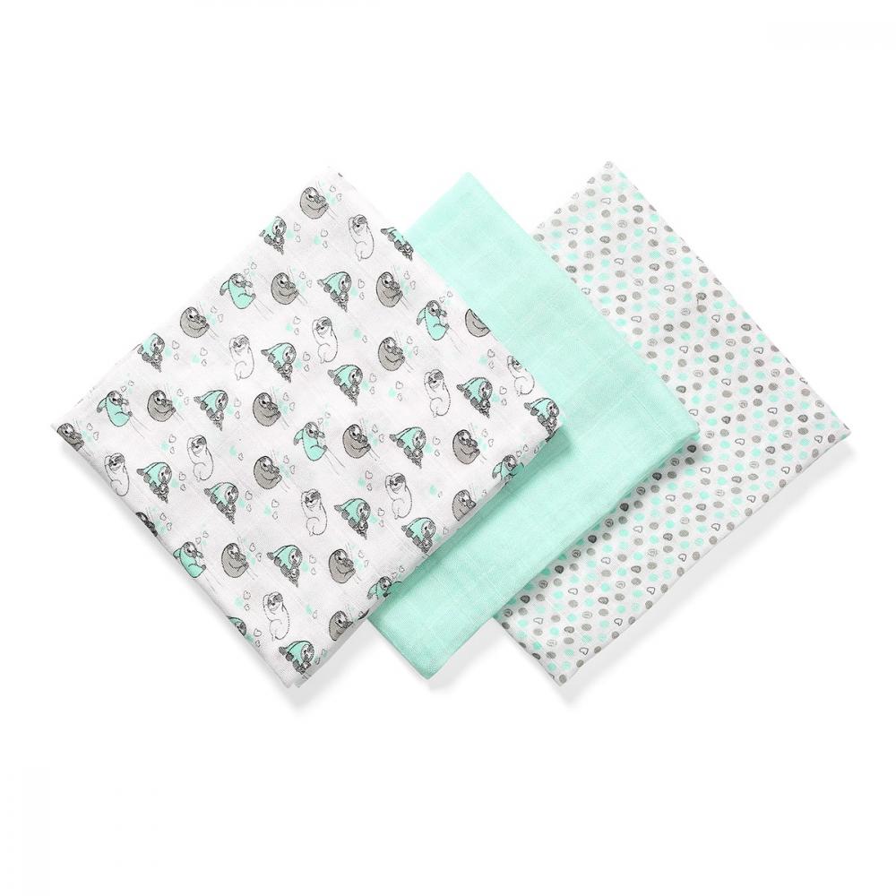 Set 3 scutece bambus Babyono - Hipoalergenice