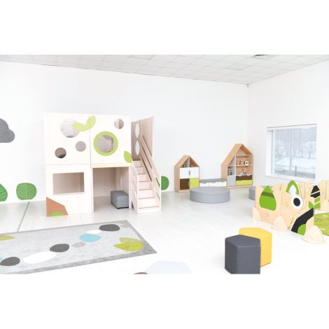 Complex Joacă Flora Moje Bambino - Lemn Interior - imagine 38