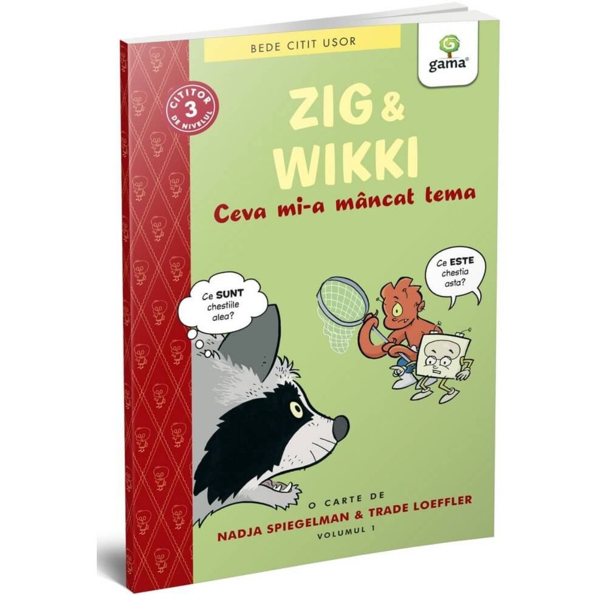 Zig si Wikki - Ceva mi-a mancat tema - Carte copii