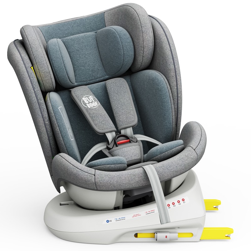 Scaun Auto Buf Boof Tweety i-Size 360°, LightBlue - imagine 8