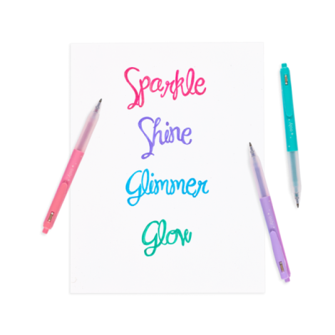 Ooly Oh My Glitter! Pixuri gel cu sclipici 4buc - imagine 5