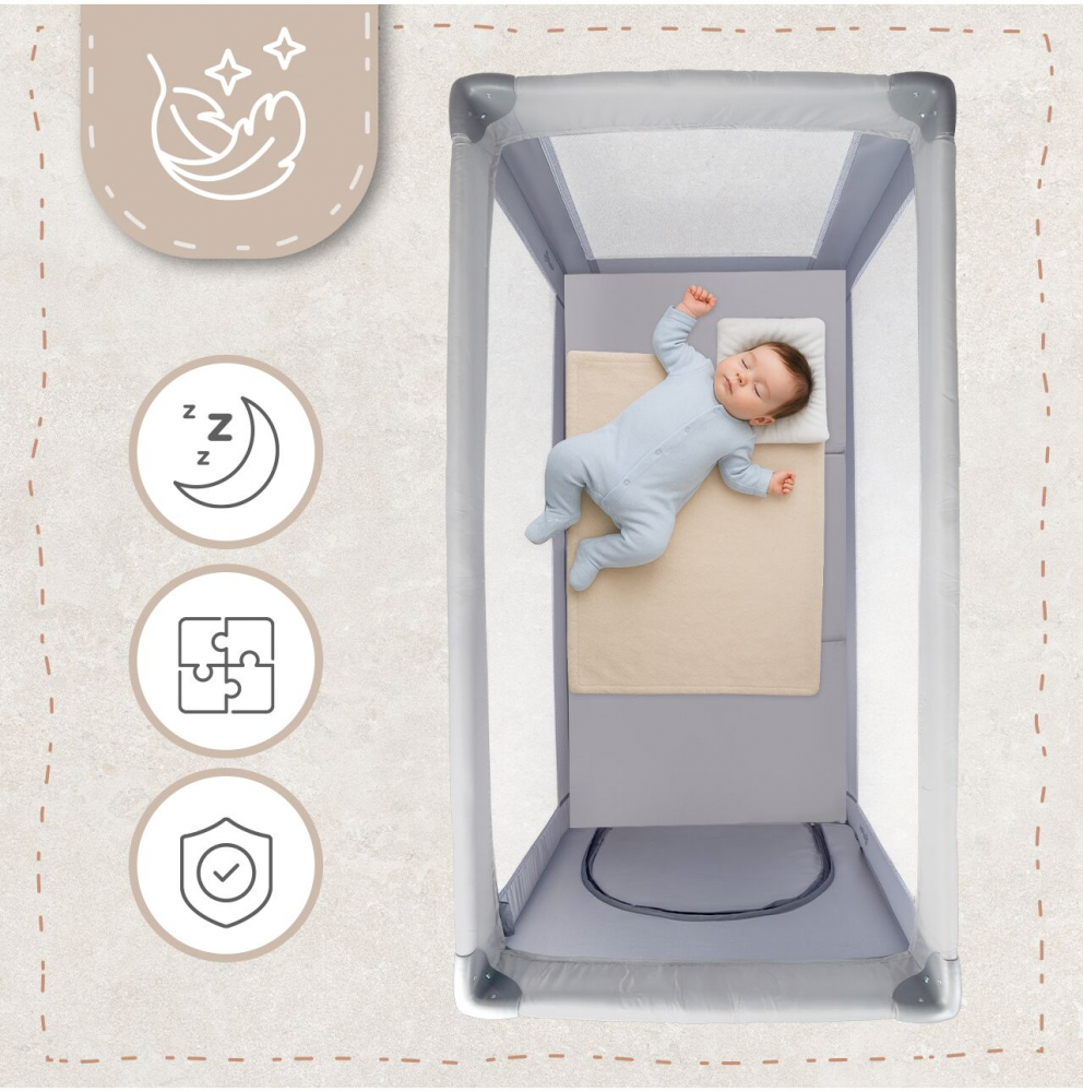 Saltea Pliabilă Malplay Călătorii Patut - imagine 5
