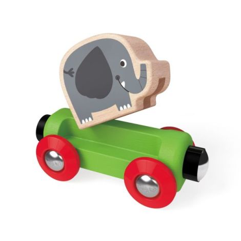 Hape Tren Lemn Jungla - Jucărie Educativă - imagine 4