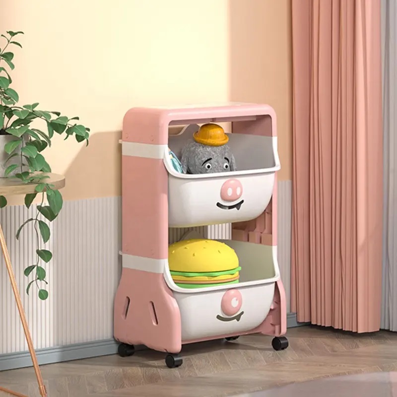 Organizator Little Mom Piggy Pink, 2 Nivele - imagine 2