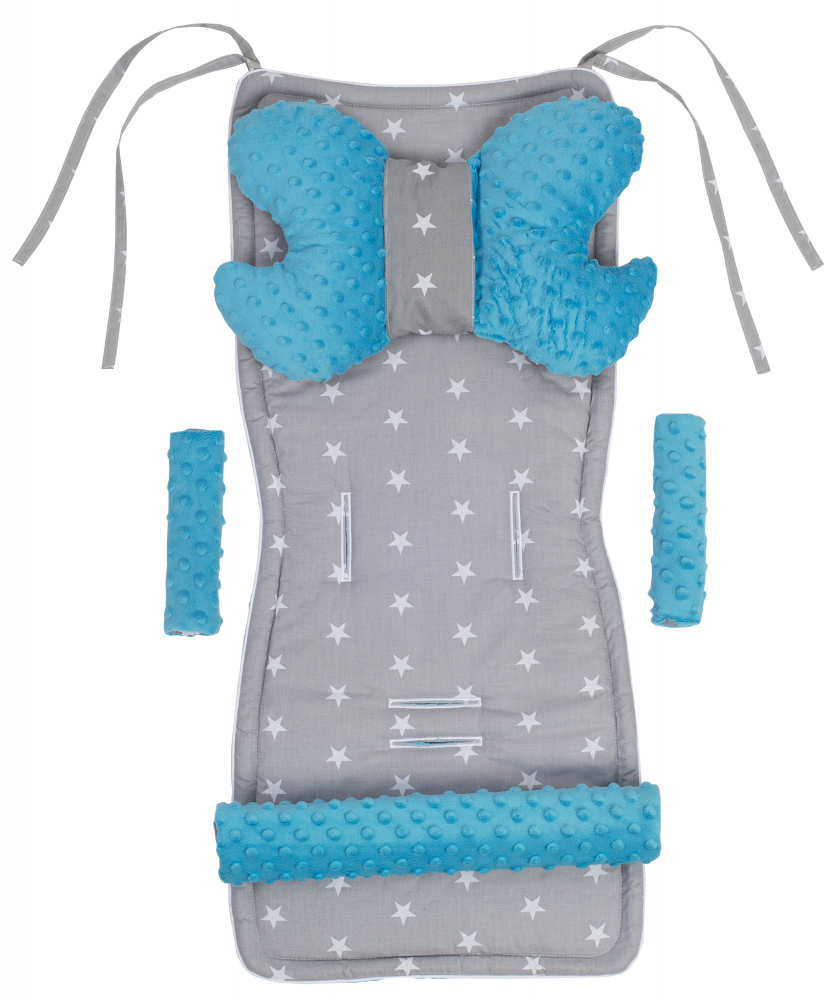 Set 4 in 1 Minky Nichiduta Turquoise - imagine 5