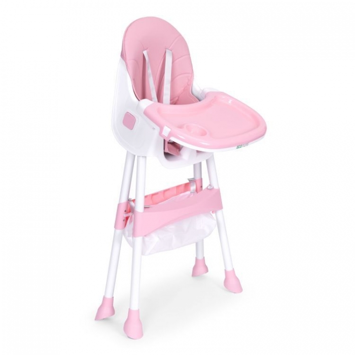 Scaun masa copii Ecotoys HC521 Roz, multifuncțional - imagine 9